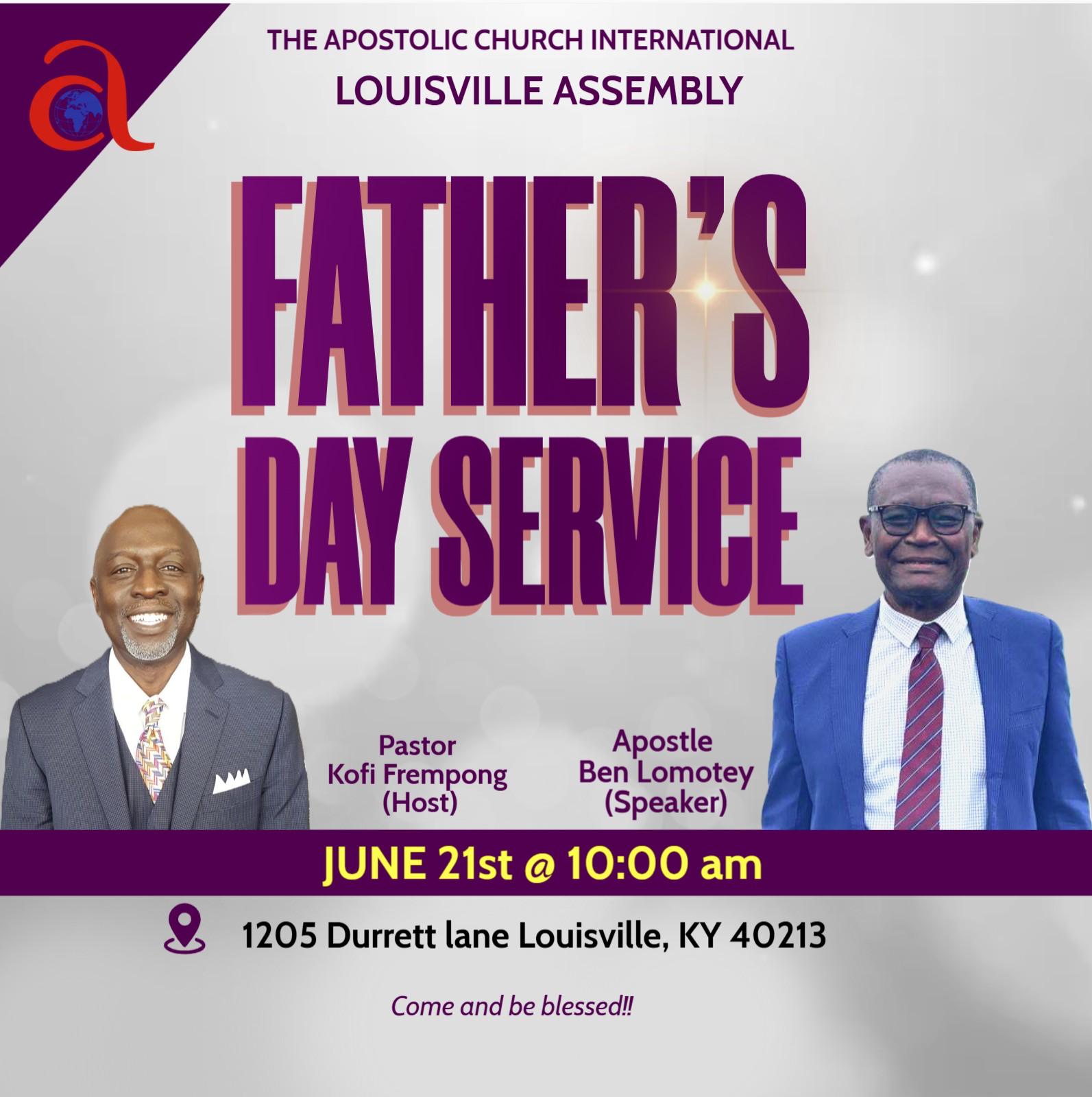 Father's Day Service
